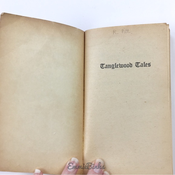 1968 Vintage Tanglewood Tales Paperback Book by Nathaniel Hawthorne /Illustrated - Picture 2 of 11